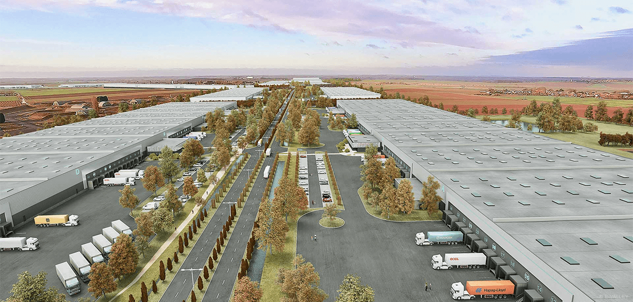 E-valley, le plus gros projet logistique d’Europe en construction