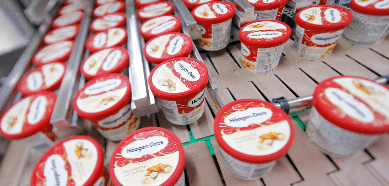 Häagen-Dazs investit 16 M€ pour agrandir son usine en région Hauts-de-France.