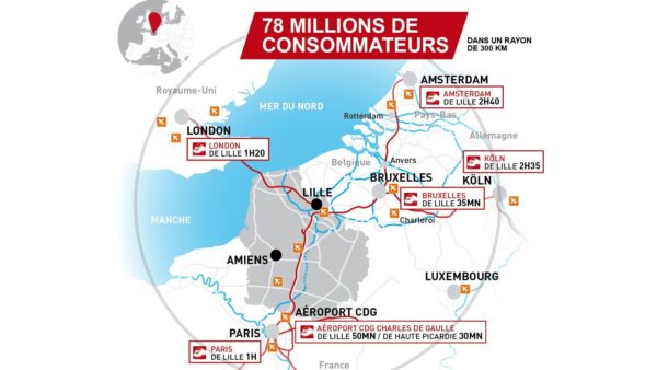 VOS CLIENTS PARISIENS ET NORD EUROPÉENS À PROXIMITÉ IMMÉDIATE