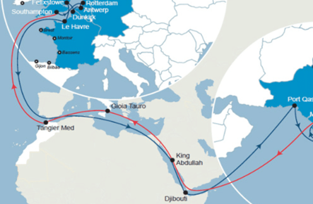 Nouvelles connexions maritimes CMA CGM au port de Dunkerque